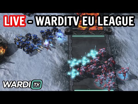 LIVE : WARDITV EUROPEAN LEAGUE FINALS- BYUN VS SHOWTIME THEN WINNER VS MAXPAX[StarCraft 2]