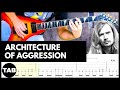 ARCHITECTURE OF AGGRESSION Megadeth Guitar TAB | Lesson | Tutorial | Cover