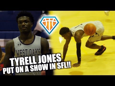 QUICKEST PG IN THE COUNTRY?! Tyrell 'Turbo' Jones PUT ON A SHOW in SFL!! | West Oaks vs Calvary