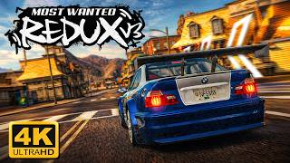 NFS Most Wanted REDUX V3 – Official Release Showcase in 4K