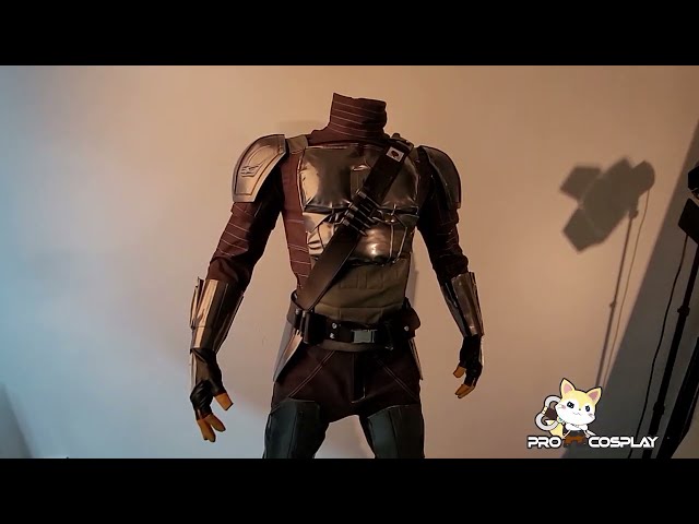 Vídeo relacionado con Rubies Disfraz Mandalorian Clásico para adultos, hombres y mujeres, Jumpsuit impreso con detalles, capa y máscara, Licencia Oficial Star Wars para Carnaval, fiestas, cosplay