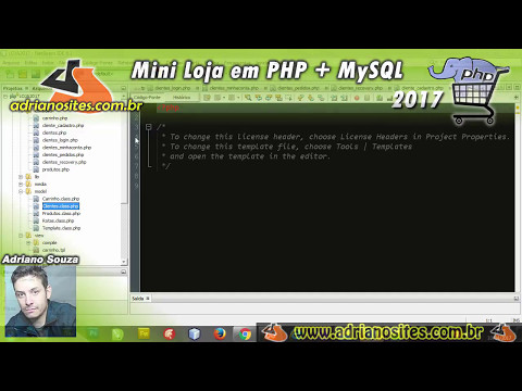 Curso loja virtual PHP - aula16 Criando mais páginas e classes