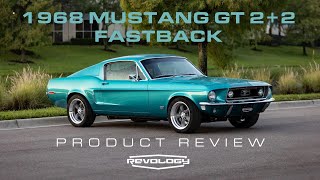 Download lagu 1968 Mustang GT Fastback by Revology | Gulfstream Aqua, Coyote V8, Modern Tech mp3
