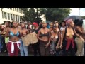 Rhodes Students Form Human Barrier Protest Topless Against Rape