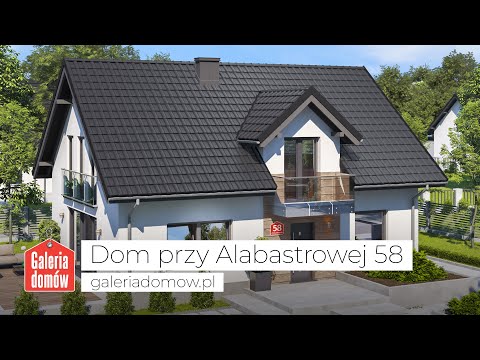 Projekt domu przy Alabastrowej 58 - GaleriaDomow.pl