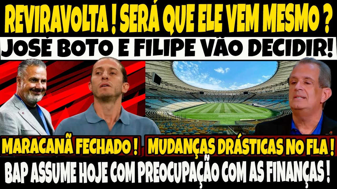SERÁ QUE ELE VEM MESMO PARA O FLAMENGO? BOTO TOMA ATITUDE DRÁSTICA/BAP PREOCUPADO COM AS FINANÇAS/E+