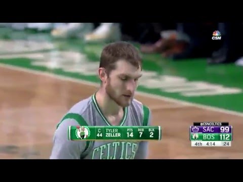 Tyler Zeller Highlights vs. Sacramento Kings (17 points, 2 blocks)