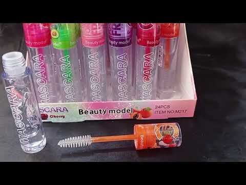 MÁSCARA DE CÍLIOS INCOLOR CHEIRO DE FRUTAS BOX COM 24 UN