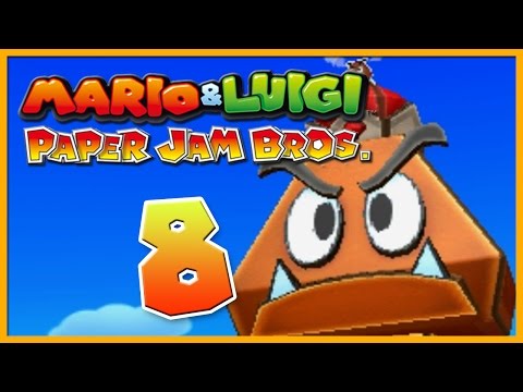 MARIO & LUIGI PAPER JAM BROS Part 8: Giga-Kampf gegen König Gumba | Let's Play