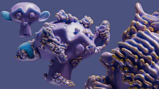 3D Differential Growth video thumbnail