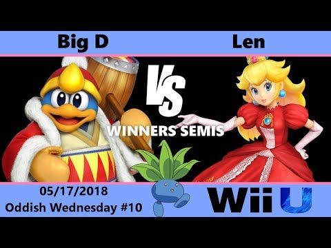 Oddish Wednesday #10: Winners Semis - Big D (King Dedede) vs Len (Peach)