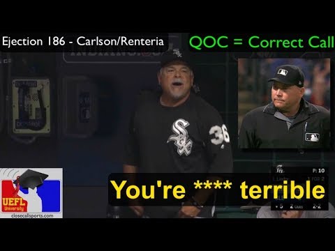 Ejection 186 - Mark Carlson Ejects Rick Renteria