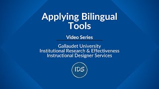Applying Bilingual Tools: Blackboard