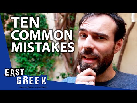 10 Common Mistakes Greek Beginners Make | Easy Greek 84