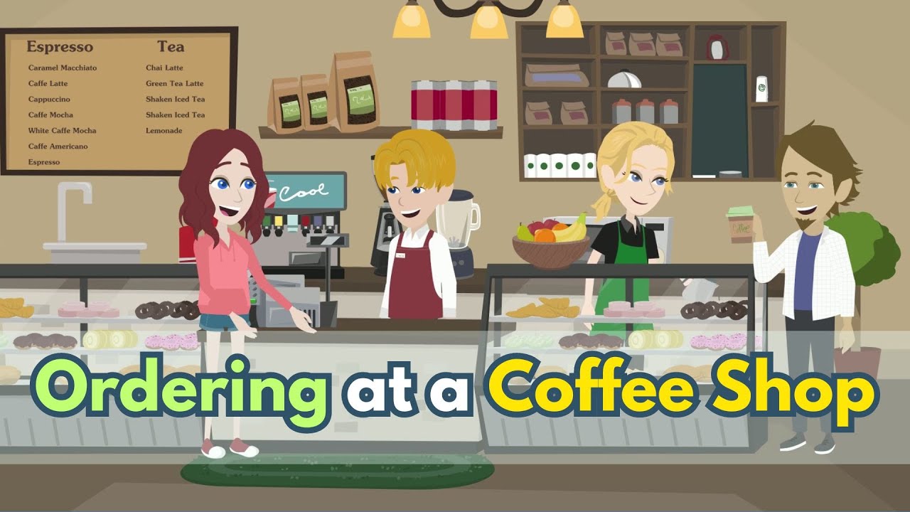 Ordering at a Coffee Shop English Speaking: How to Order Coffee in English Conversation