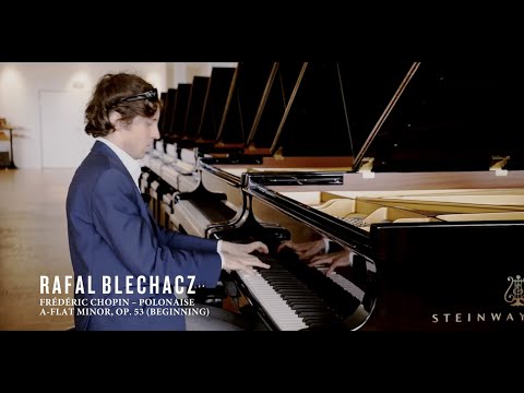 Rafał Blechacz performs Chopin's Polonaise in A-Flat Major at Steinway & Sons Hamburg (Pt. 1)