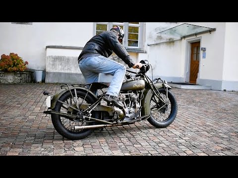 Indian 101 Scout (1929) │ Fire-up engine and sound