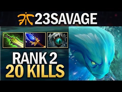 FNATIC.23SAVAGE MORPHLING WITH 20 KILLS - DOTA GAMEPLAY