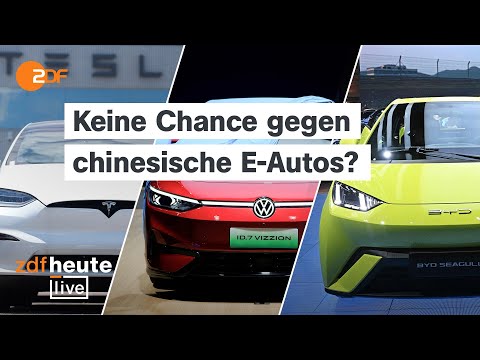 E-Automarkt: Laufen chinesische Hersteller VW, Tesla und Co den Rang ab? | ZDFheute live