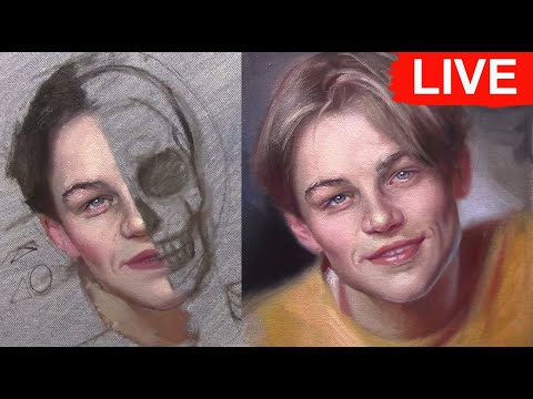 One session oil painting - Anatomy Class