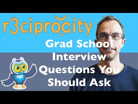 Grad School Interview: Questions To Ask During Your Grad School Interview For A PhD - Interview Tips Video