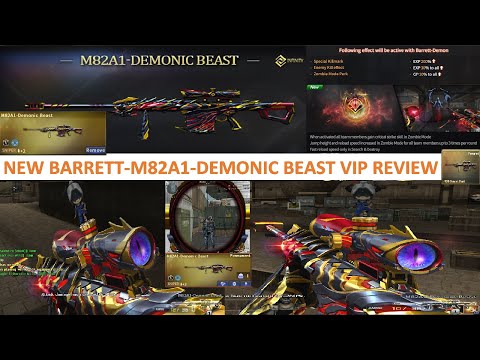 NEW BARRETT M82A1 DEMONIC BEAST VIP REVIEW CROSSFIRE PH