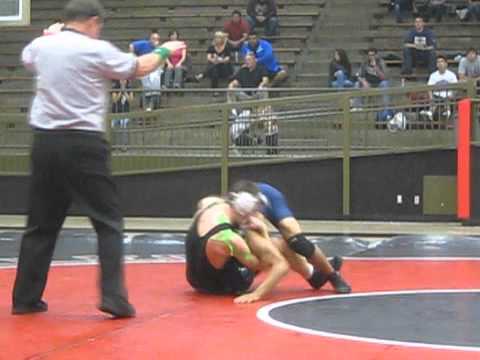 SA vs CER Wrestling Duel Meet 2010 - 141 Pounds: Kyle Chene vs Tilman Tracht