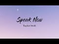 Speak Now - Taylor Swift (Lyrics Video)