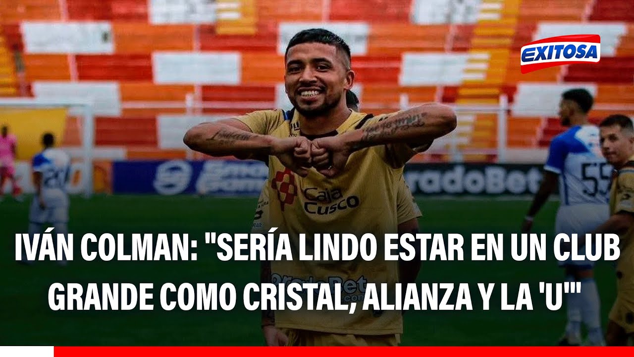 🔴🔵 Iván Colman: "Sería lindo estar en un club grande como Cristal, Alianza y la 'U'"