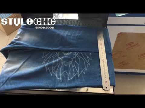 CO2 Laser Marking Machine for Jeans Engraving Projects