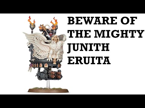 The Warhammer 40k Sister Of Battle Junith Eruita Is A Holy Flying Circus Of Faith And Flames