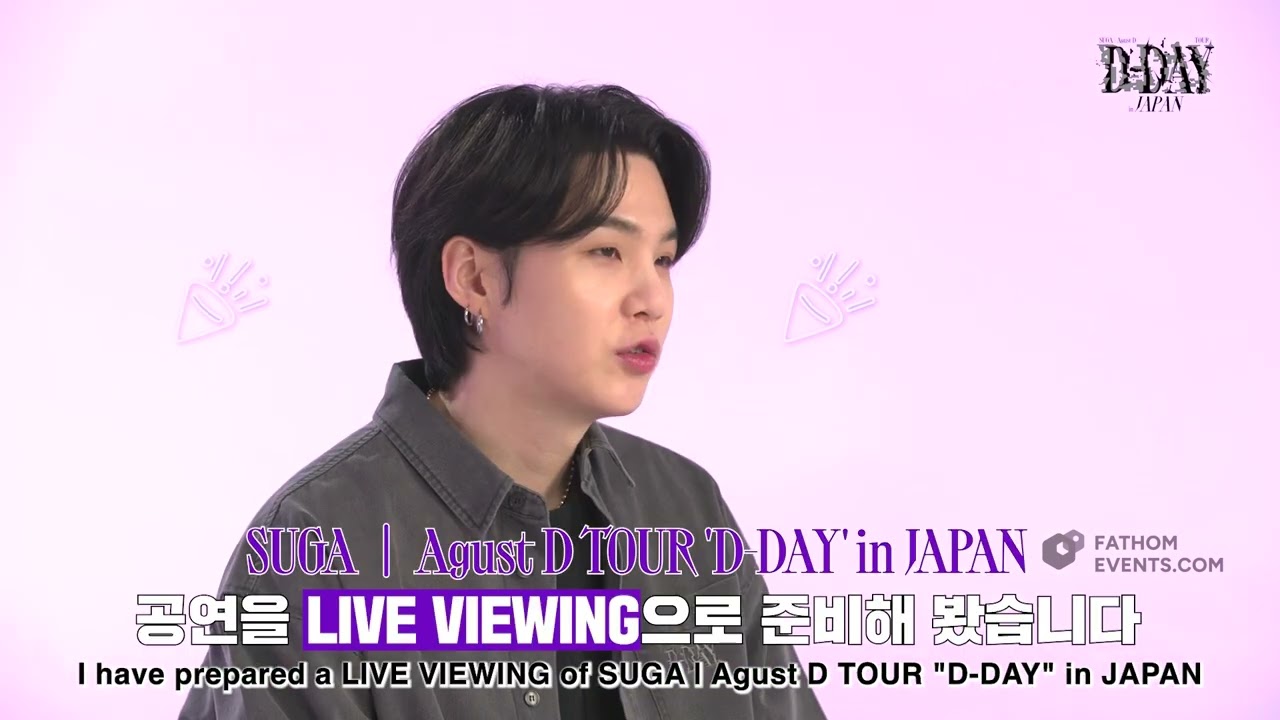 SUGA: Agust D Tour “D-DAY” in Japan