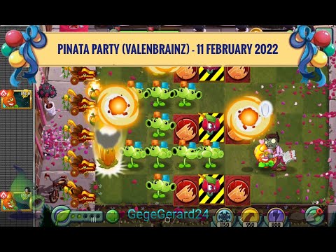 Plants vs. Zombies 2 - Pinata Party (Valenbrainz)  - 11 Feb 2022