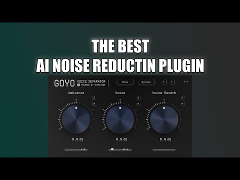 The BEST Free AI Noise Reduction Plugin! Goyo Voice Separator (It's GAME CHANGING)