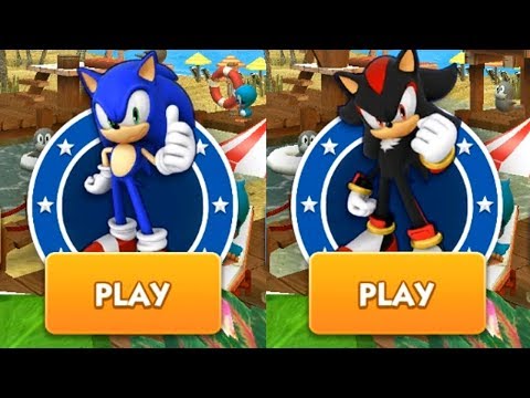 Sonic Dash iPhone Gameplay - SONIC VS SHADOW Ep 1