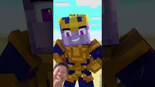 Zombie Become Hulkbuster in Minecraft 💀🔥 | Epic Iron Power #shorts #minecraft #zombie #hulkbuster