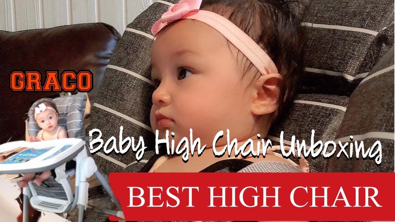 Unboxing GRACO SWIFT FOLD baby high Chair | Best high chair for baby |