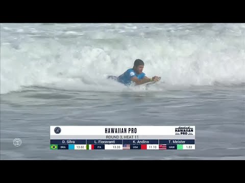 Hawaiian Pro, Men's Qualifying Series - Round 3 heat 11