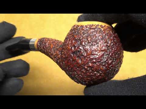 Pipa Ser Jacopo (R1) A rusticata - con vera in argento - Hawkbill (SJ138)