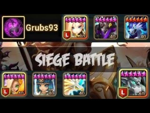 Siege versus ARES & SonsOfChaos LOSE with my Herteit Off !! Phenaka on nat 4 def good or food ??!!