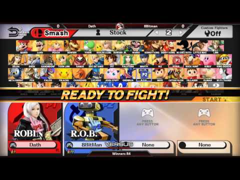 Versus Weekly 6/18/15 - Winners R4 - Dath (Robin) vs. 8Bitman (ROB) - Smash 4