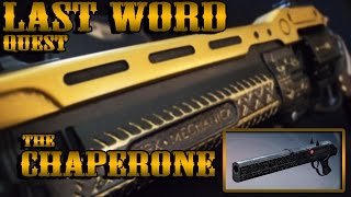 "The Chaperone" - QUICKEST And EASIEST Way To Do The Last Word Quest!! (Jolly Holliday Quest)