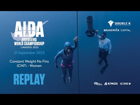 AIDA Depth World Championship Limassol 2023 - Constant Weight No Fins (CNF) - Women