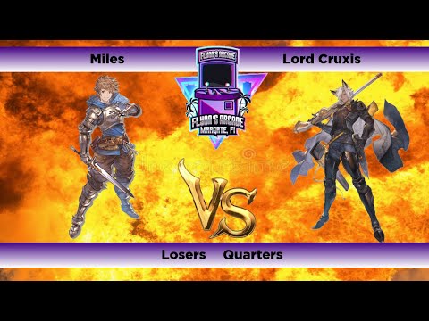 Flynn's Arcade 058 Losers Quarters - ‎Miles (Gran) Vs Lord Cruxis (Eustace) Granblue Fantasy Versus