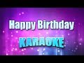 Standard Happy Birthday Karaoke Lyrics