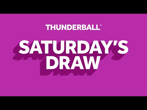 The National Lottery Thunderball draw results from Saturday 31 January 2026