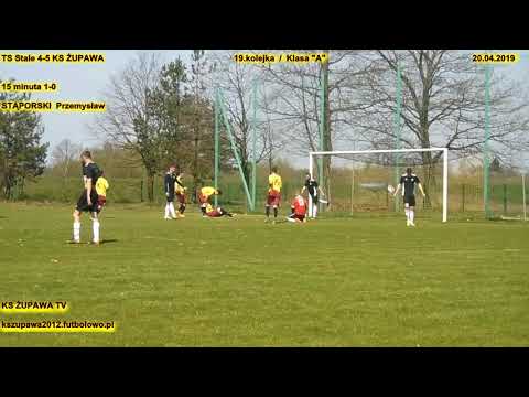 TS Stale - KS Żupawa (1-0 Stąporski Przemysław) 20.04.2019 Klasa "A"