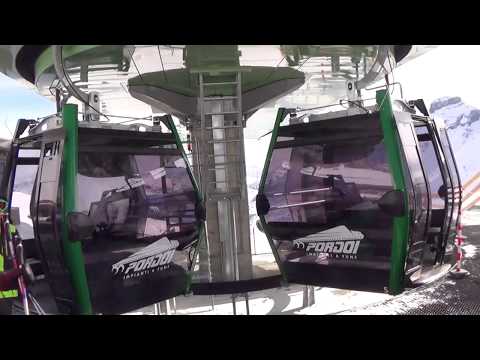 Risalita integrale cabinovia Leitner "Fodom" - Arabba (BL) / Cableway / vzpenjačo / teleférico / 索道