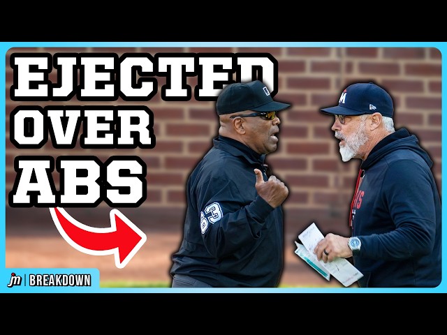 Umpire ejects Derek Shelton for arguing a legal ABS challenge, a breakdown