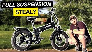 Heybike Mars 3.0 Review: An Insanely Powerful Fat Tire Full Suspension Ebike